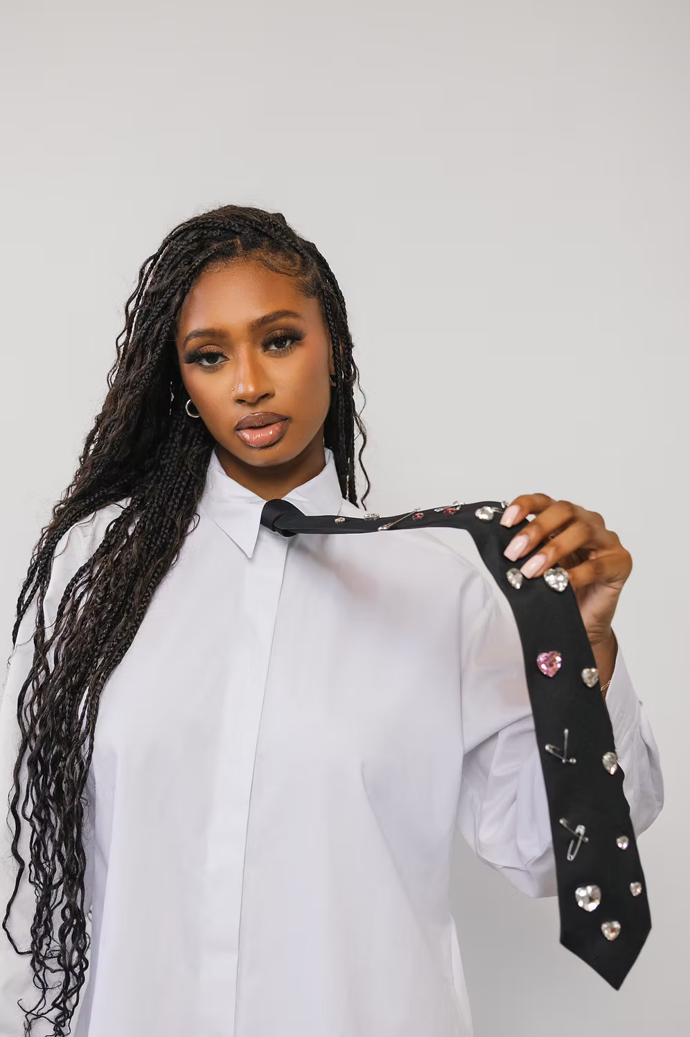 Heart on Lock Tie